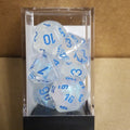 Borealis Icicle /light blue 7-Dice / 16mm / 12mm / 30mm Luminary