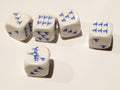 Blue Witch and Witch Hats Dice Custom 16mm