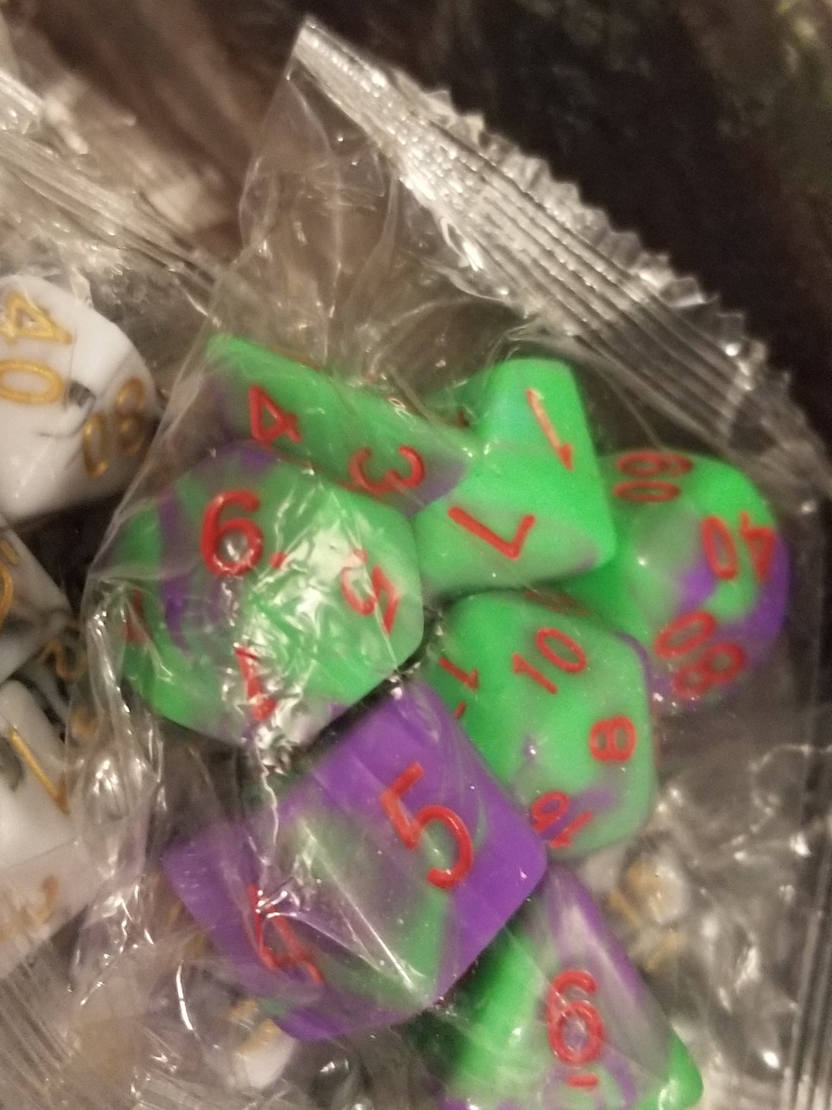 Random 7-Dice Set | Dnd Dice for Tabletop Gaming Variety of Colors