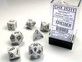 Speckled® Polyhedral Arctic Camo™ 7-Die Set Dnd Dice Set CHX25311 White/Black