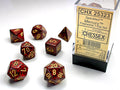 Speckled® Polyhedral Mercury™ 7-Die Set Dnd Dice Set CHX25323 Red/Black