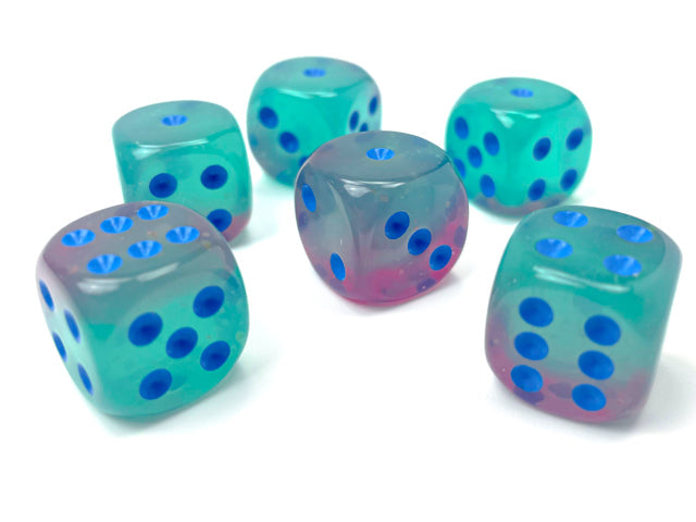 Gemini® Polyhedral Gel Green-Pink/blue Luminary™ 7-Die Set  / 16mm / 12mm / 30MM