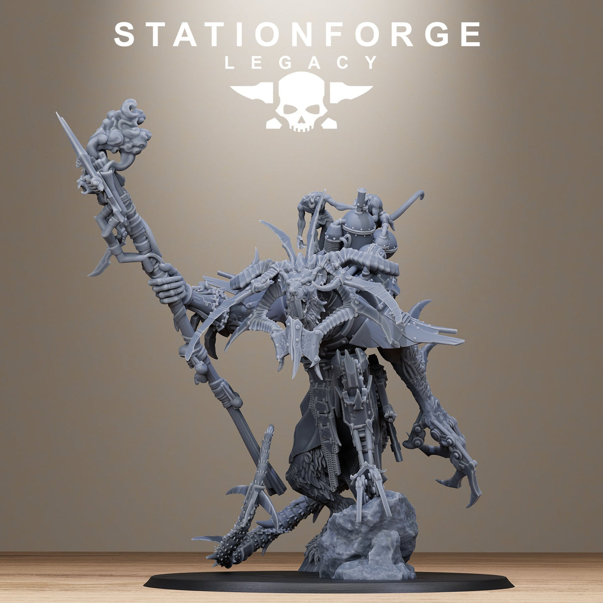 3D Printed Rotfang King by Stationforge Legacy Miniatures