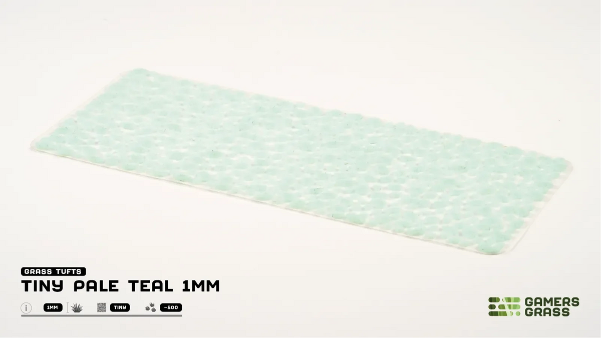 Gamers Grass | Tiny Tufts | Pale Teal (1mm)