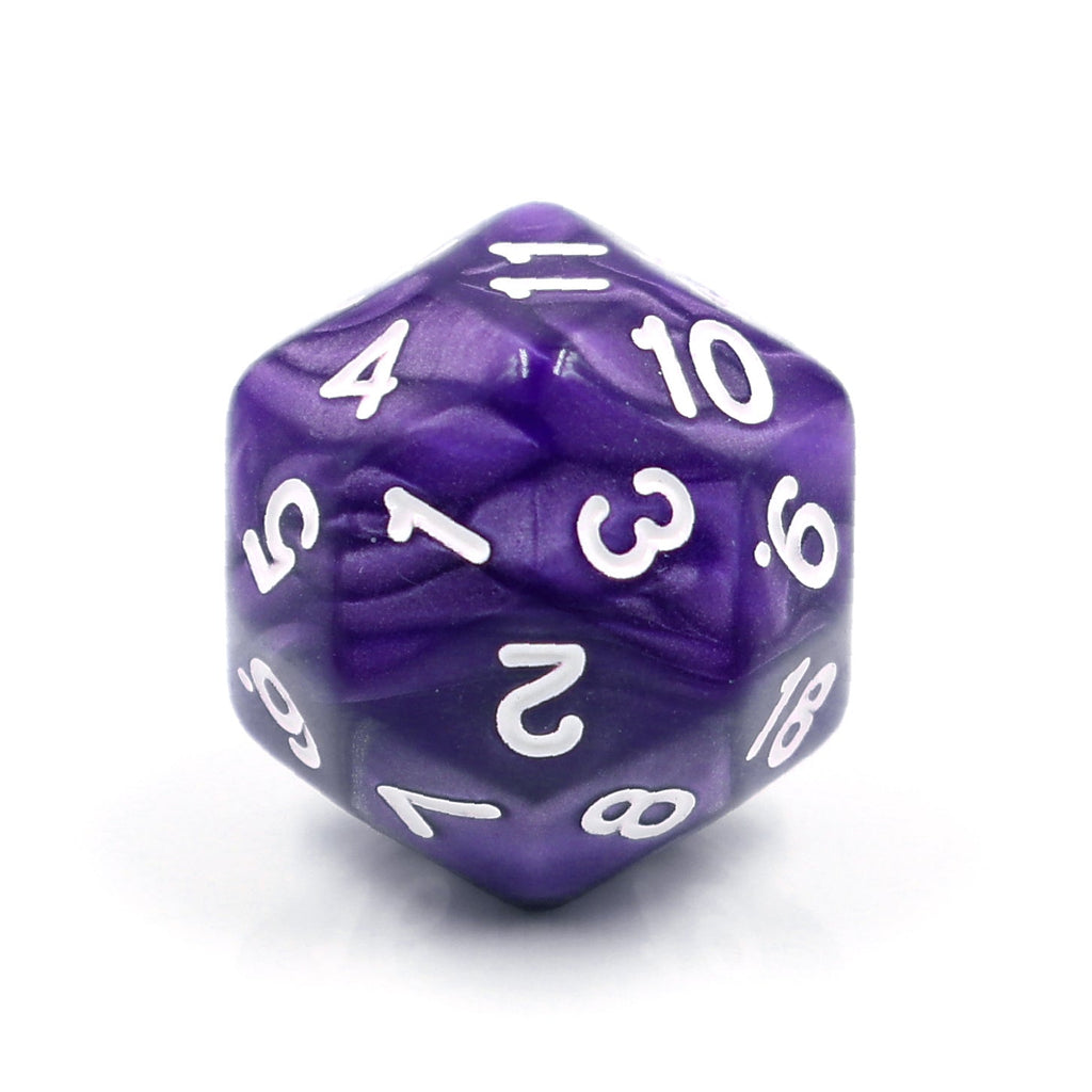 D30 Purple Pearl Single Die 30 Sided/s by HDdice / HengDadice