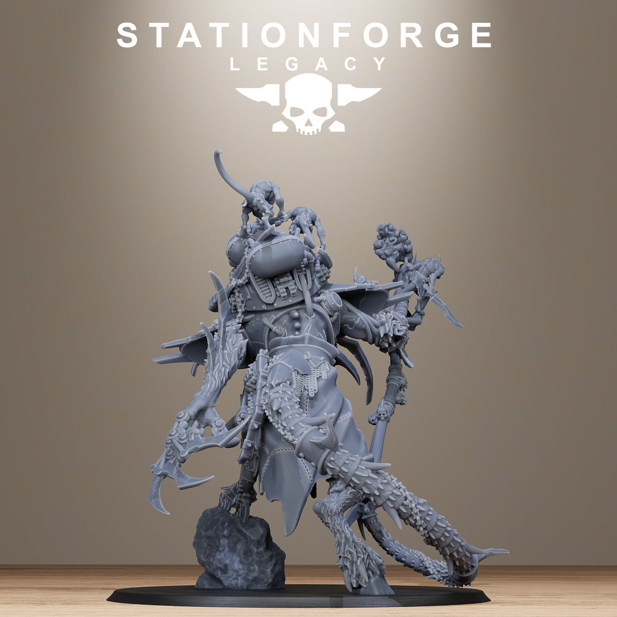 3D Printed Rotfang King by Stationforge Legacy Miniatures