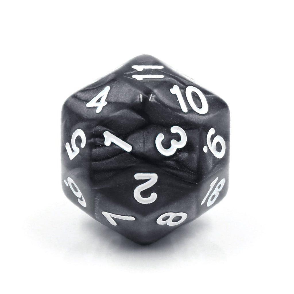 D30 Black Pearl Single Die 30 Sided/s by HDdice / HengDadice