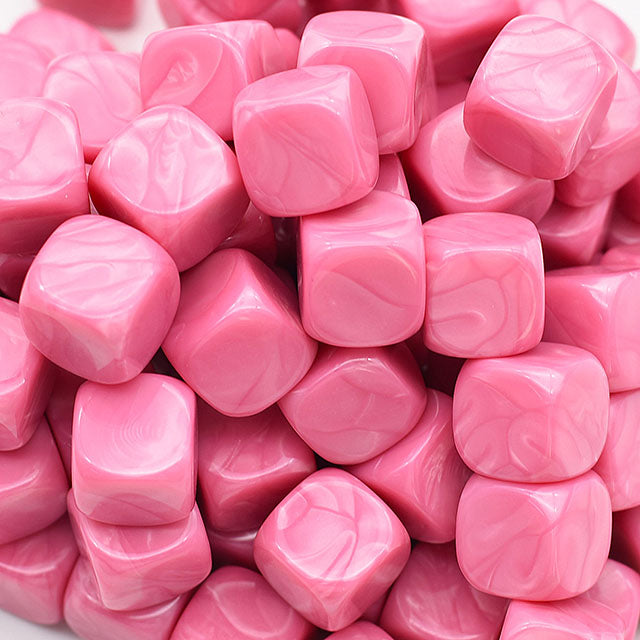 Pearl Pink Blank 16mm d6 (sold per piece)