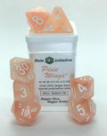 Pixie Wings w/ White Numbers 7-Dice Set RPG DND Dice