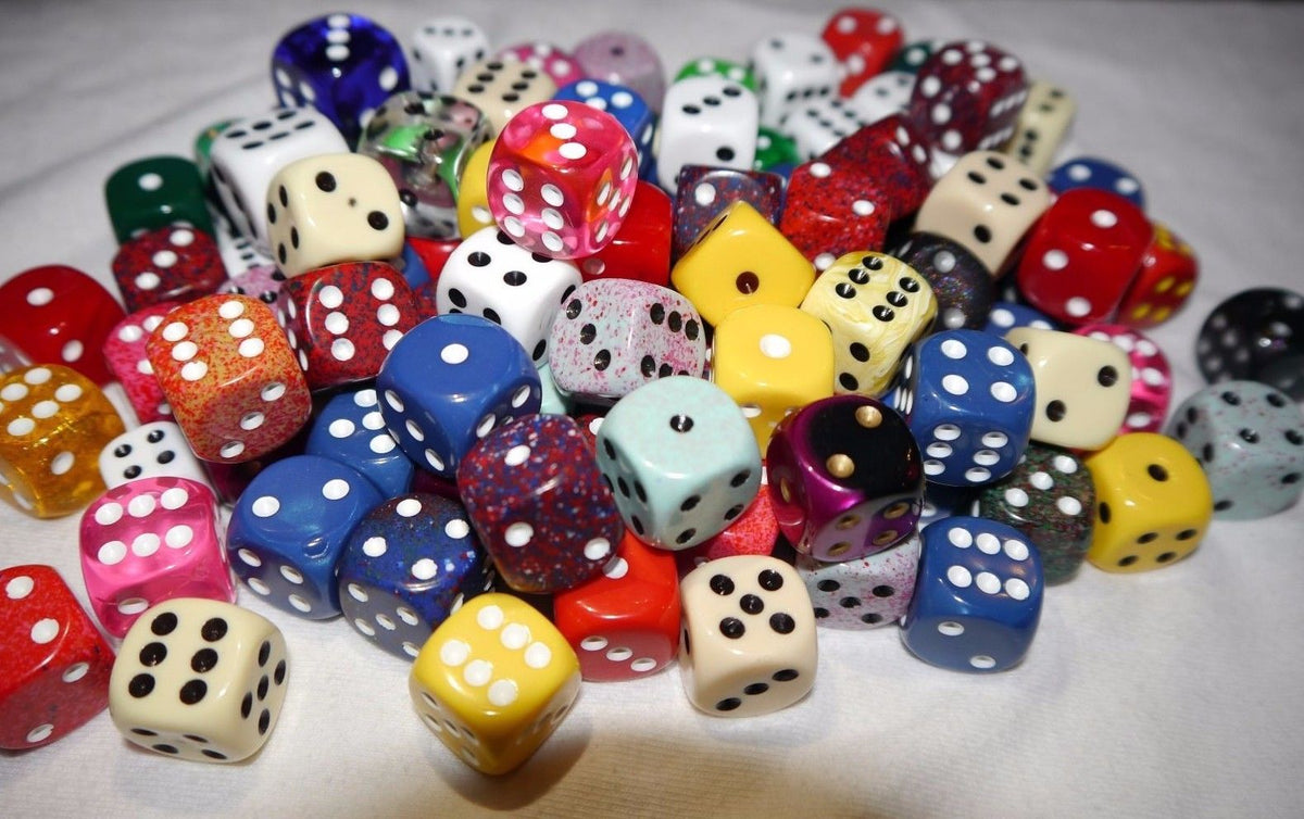 Random d6 Gaming RPG Yahtzee Dice Multi Colors Sizes Quality