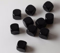 (Sold by Piece) Blank Black Dice / Counting Cubes 16mm D6 Square RPG Gaming Dice DIY