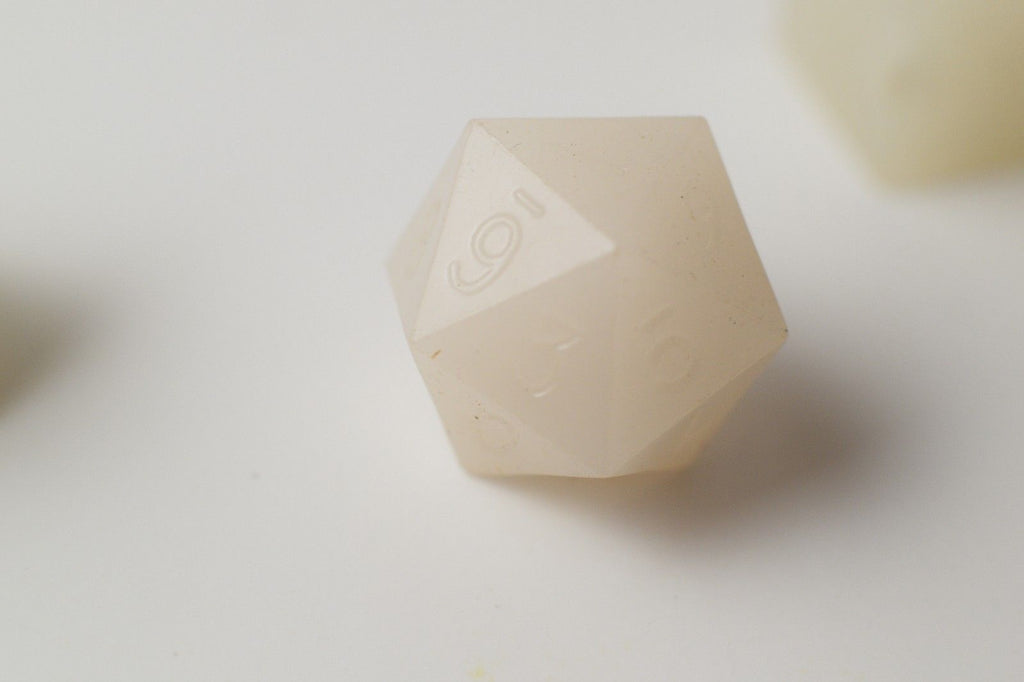 Vintage Ultra Rare Windmill Dice Poly Dice Set (5) RPG DnD Glows in the Dark