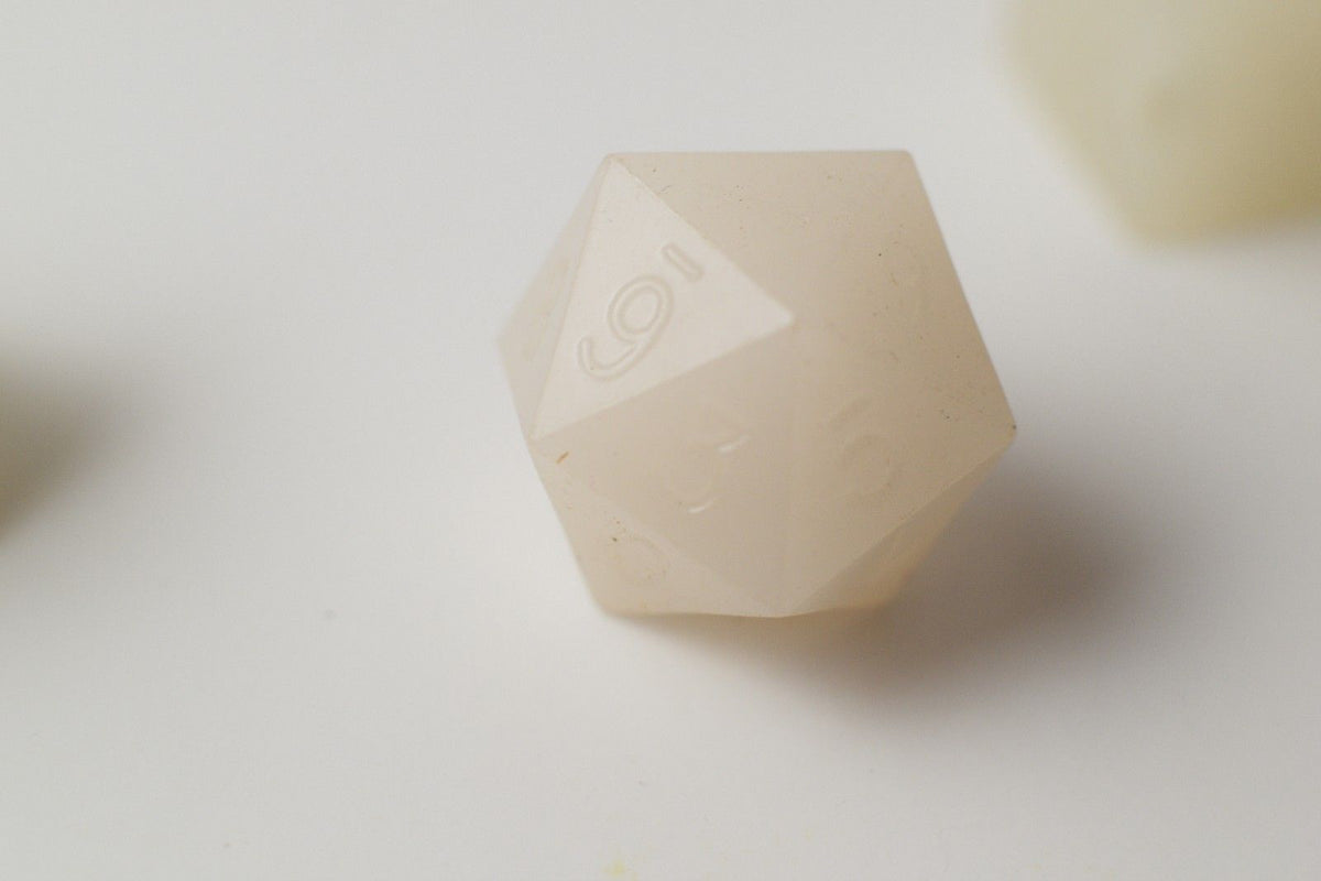 Vintage Ultra Rare Windmill Dice Poly Dice Set (5) RPG DnD Glows in the Dark