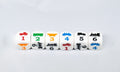 18mm Train Dice Colorful Learning Children Easy to Read Novelty Yahtzee School