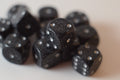 Ninja Speckled 12mm D6 Pipped