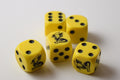 Dragon Dice | Yellow Dice Game 16mm Six Sided by Koplow (Sold Per Die)