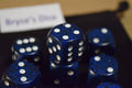 Speckled 16mm D6 RPG Chessex Dice (1 Die) - Stealth - Speckled Blue and Black