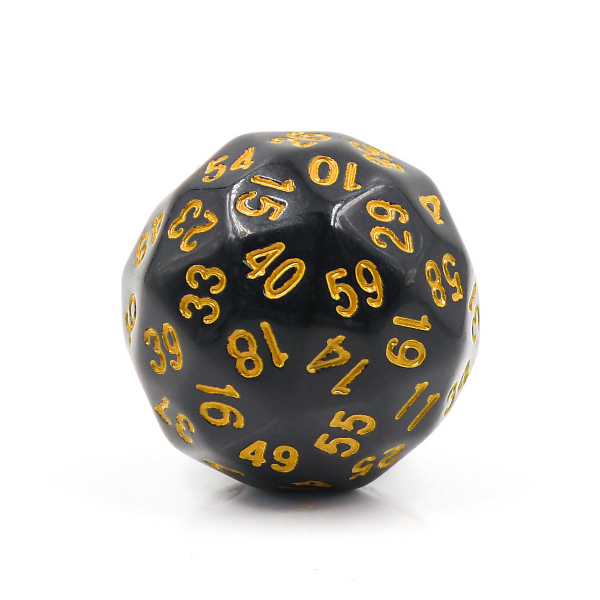 D60-Black Opaque w/Yellow Numbers