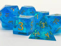Permafrost Forged in Frost Dice Set (Resin Dice) Sharp Edge Dice