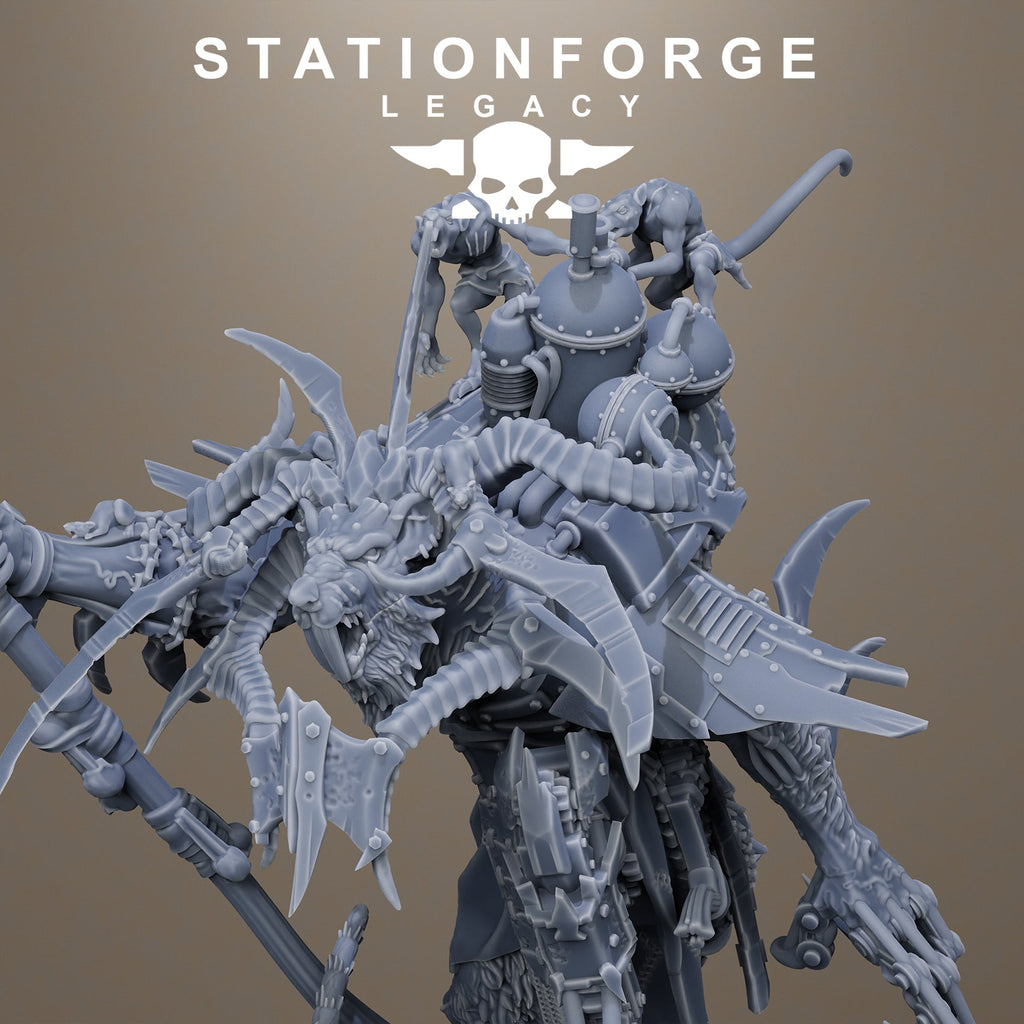 3D Printed Rotfang King by Stationforge Legacy Miniatures