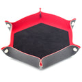 Black/ Red Hex Foldable Flannel Tray