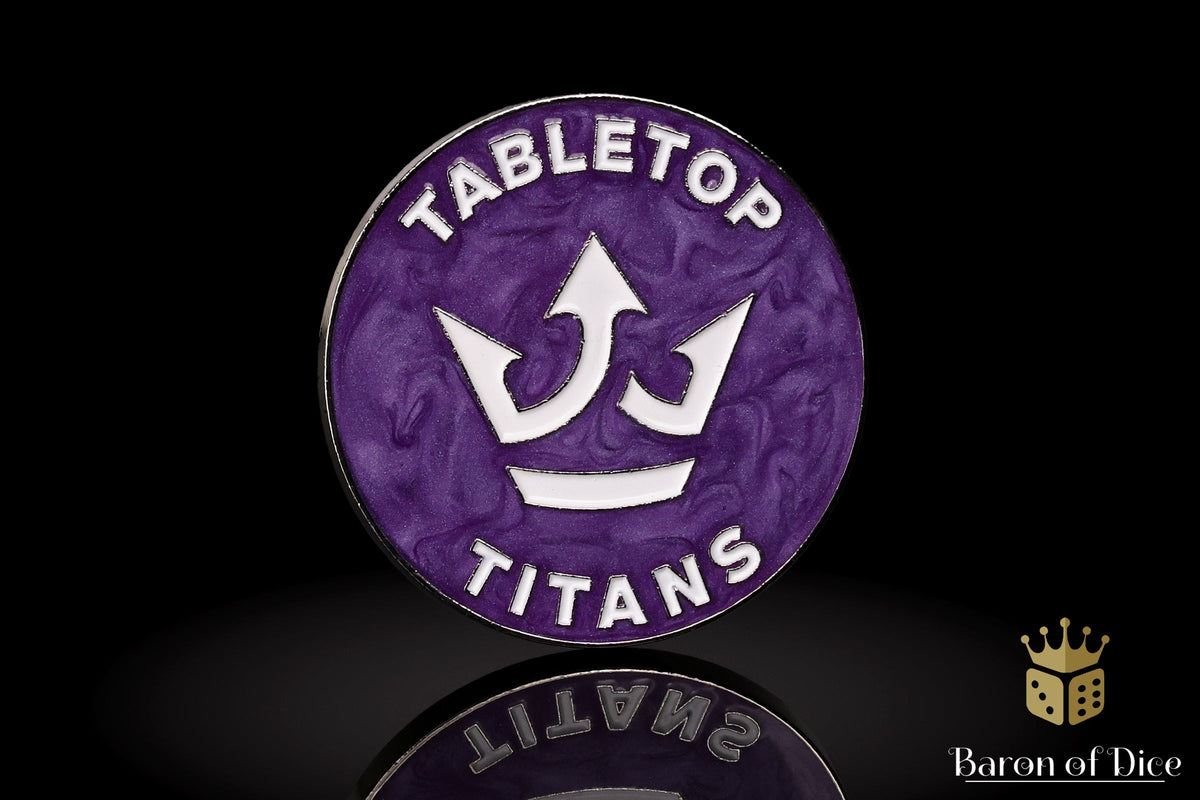 40mm Baron's Coin™ | Tabletop Titans | Purple