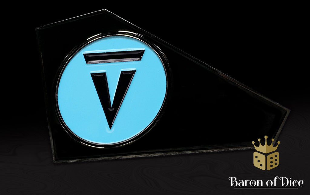 Vanguard Tactics | Light Blue | Metal Combat Gauge | Baron Coin™ Compatible