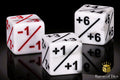 +1/ -1 Counters - Matte White - Set of 10