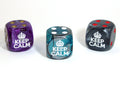 Keep Calm d6 | Custom Engraved Pipped Dice [sold per die]