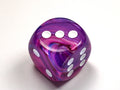 Festive® 30mm w/pips Violet/white d6 Dice (sold per die)