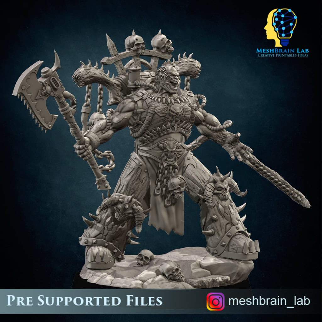 3d Printed Doom Marine Demonhost By Meshbrain Labs Miniatures