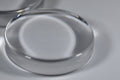 Backgammon Large Checker Translucent Clear (40mm x 10mm)