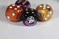 F-U-U-U-U-U d6 | Custom Dice with Angry Face and F-U Message Pipped Dice
