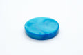 Blue Backgammon Checker Pearl Effect (28mm x 7mm) [sold per chip]