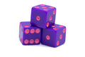 Standard Opaque Purple w/Pink 16mm d6 Square Edge Dice (sold per die)