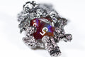 Pendant d10 Trolls w/ Gunmetal Grey Finish