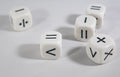 Math Operators Dice +-x < > = Kids Math Dice Game Addition Multiplication Subtraction and More