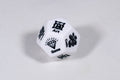 Treasure d12 Opaque White Loot Dice (Sold By Piece) | Treasure Selector Dice