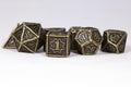 Ancient Gold 7-Dice Metal Set {North Star Dice Collection}