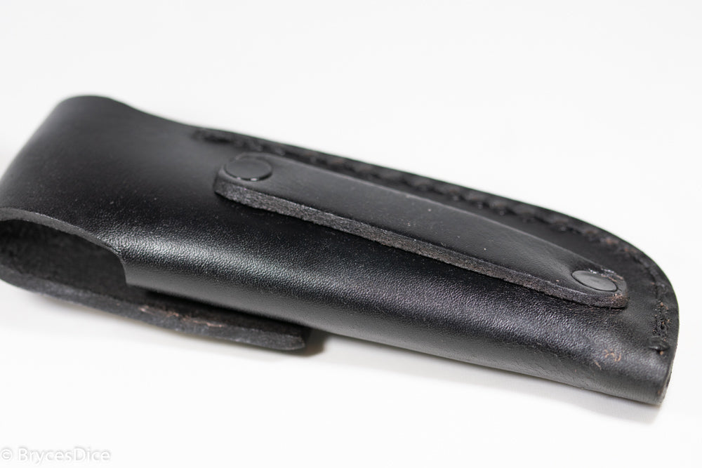 (White/Black) 9" Damascus Pocket Knife