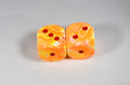 Festive® 30mm w/pips Sunburst™/red d6 Dice (sold per die)