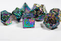 Rainbow Sword Strengthened Metal 7-Dice Set