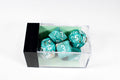 Chessex Marble Polyhedral Oxi-Copper™ (7-Dice/16mm Block/ 12mm/d10s)