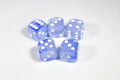 Team Blue Pipped Iridescent d6 16mm Pipped BD6001 | Sold per piece