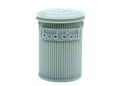 Trash Can Dice Jail: 3d Printed Grey Trash Can for Bad Dice D&D Dice Accessory