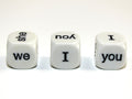 16mm d6, English Pronoun White/black I He She We You It (per die)