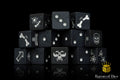 Black Assassin Dice - Skirmish Set