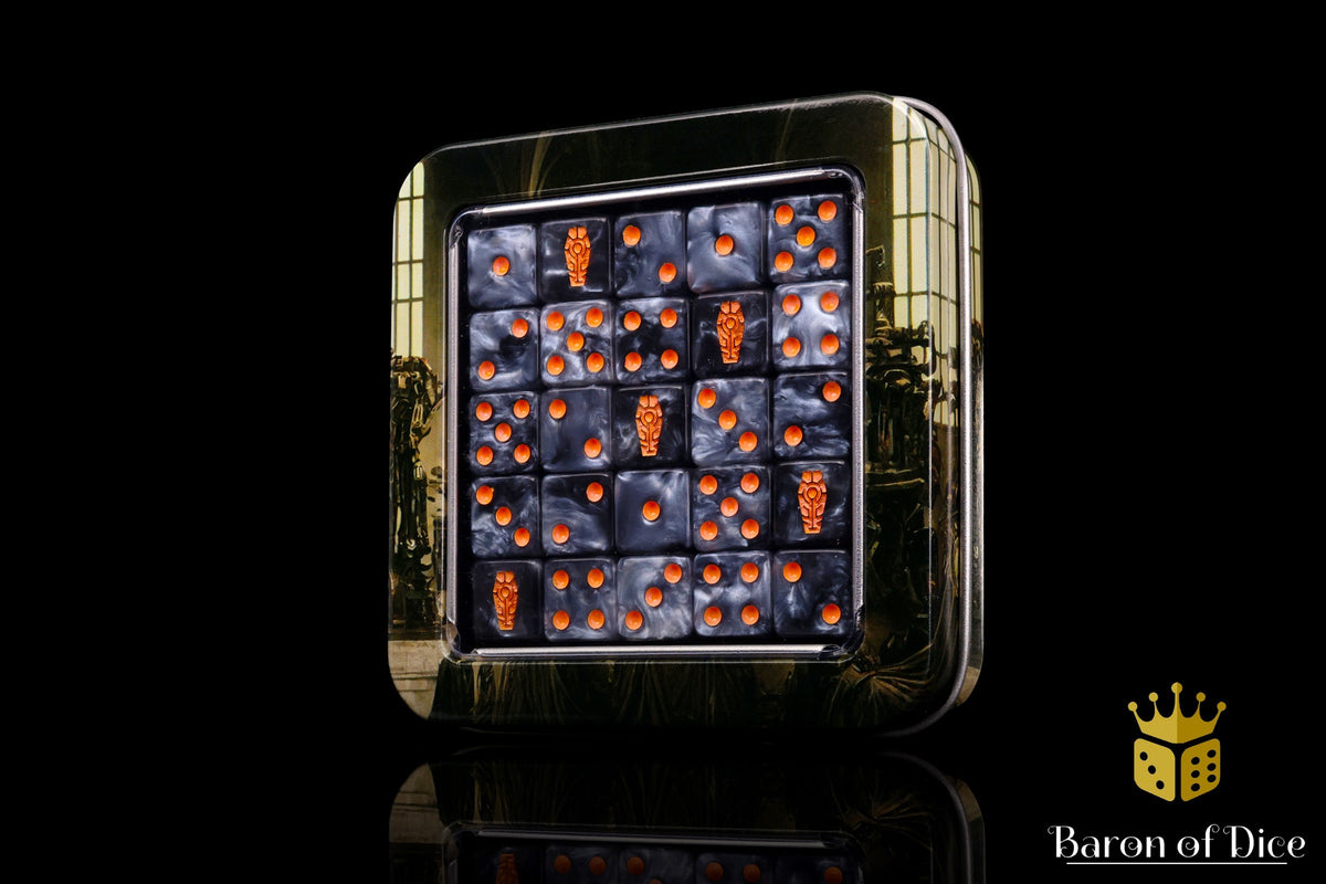 Day of the Dead Dice | Orange Coffin