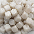 Pearl White Blank 16mm d6 (sold per piece)