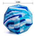Large Arctic Blue Silicone d20 Dice 55mm | RPG Dice Novelty Piece